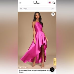 Lulus Broadway Show High Low dress